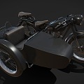 motorcycle three-wheeled motorcycle 3d model