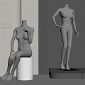 Modern Clothing Store Model 3d model