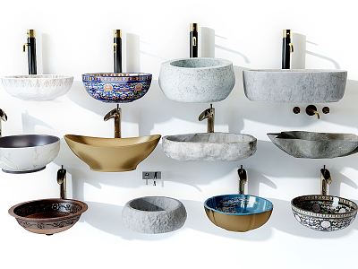 New Chinese-style wash basin wash basin table basin model