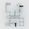 Outdoor Fitness Training Equipment With Climbing Frame Pull Up Bars And Parallel Bars