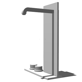 Modern faucet 3d model