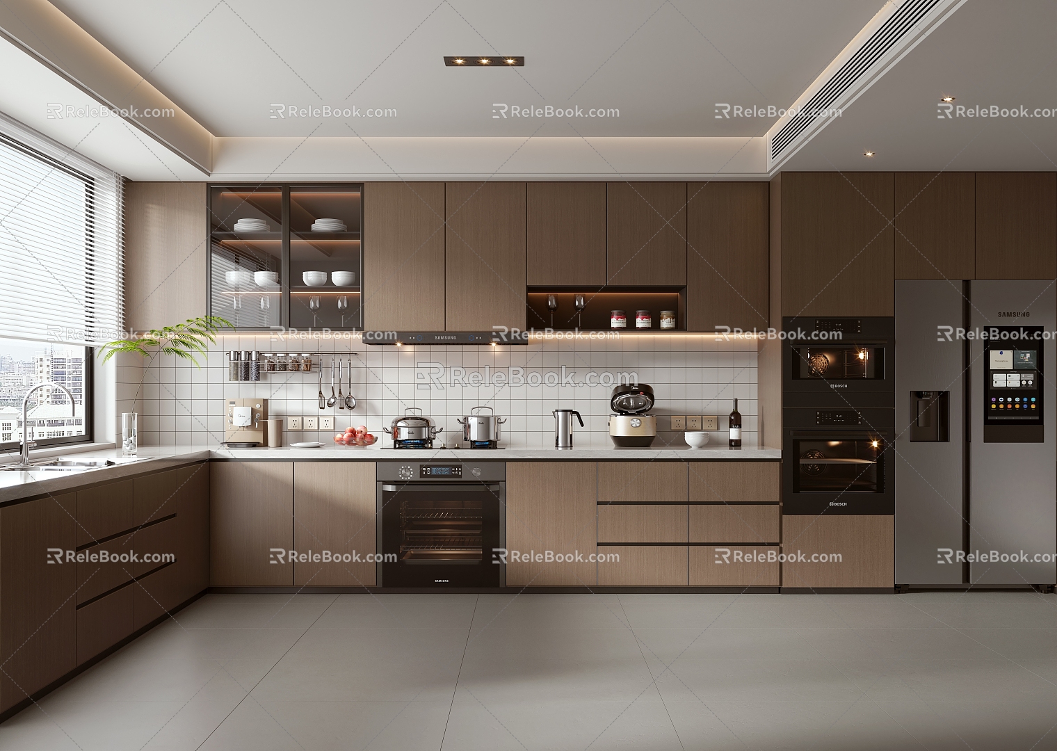 Italian Kitchen 3d model