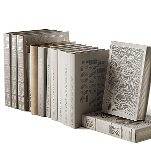 Modern Books 3d model