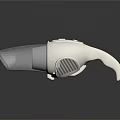 Modern Handheld Vacuum Cleaner With Ergonomic Handle And Transparent Dust Cup