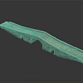 Stone Arch Bridge Structure With Textured Surface Multiple Arches And Smooth Reflection