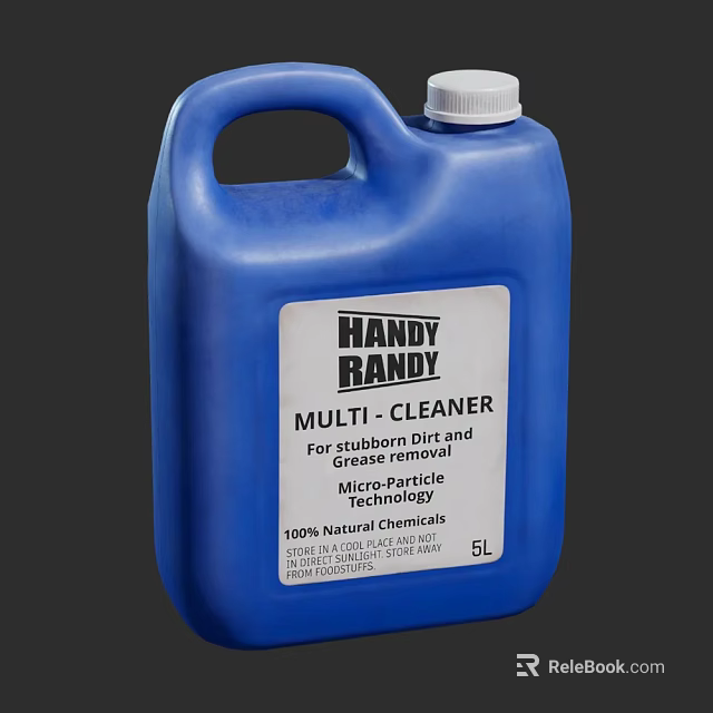 Handy Bandy Multi Cleaner For Grease Dirt And Microparticle Removal 100 Natural 5L 3d model 