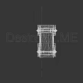 Vintage Wooden Carriage With Classic Design Lattice Windows And Wooden Doors On Wheels