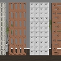 Cement Brick Hollow Brick Cement Brick Partition Hollow Brick Partition Prefabricated Cement Brick Customized Cement Brick 3d model