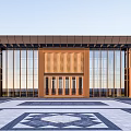 Modern Sales Office Building Simple Sales Department 3d model