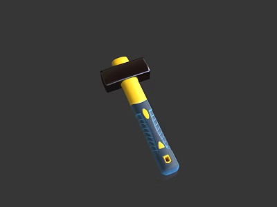 Rubber Hammer Rubber Hammer Hardware Tools Tile Paving Decoration Tools 3d model