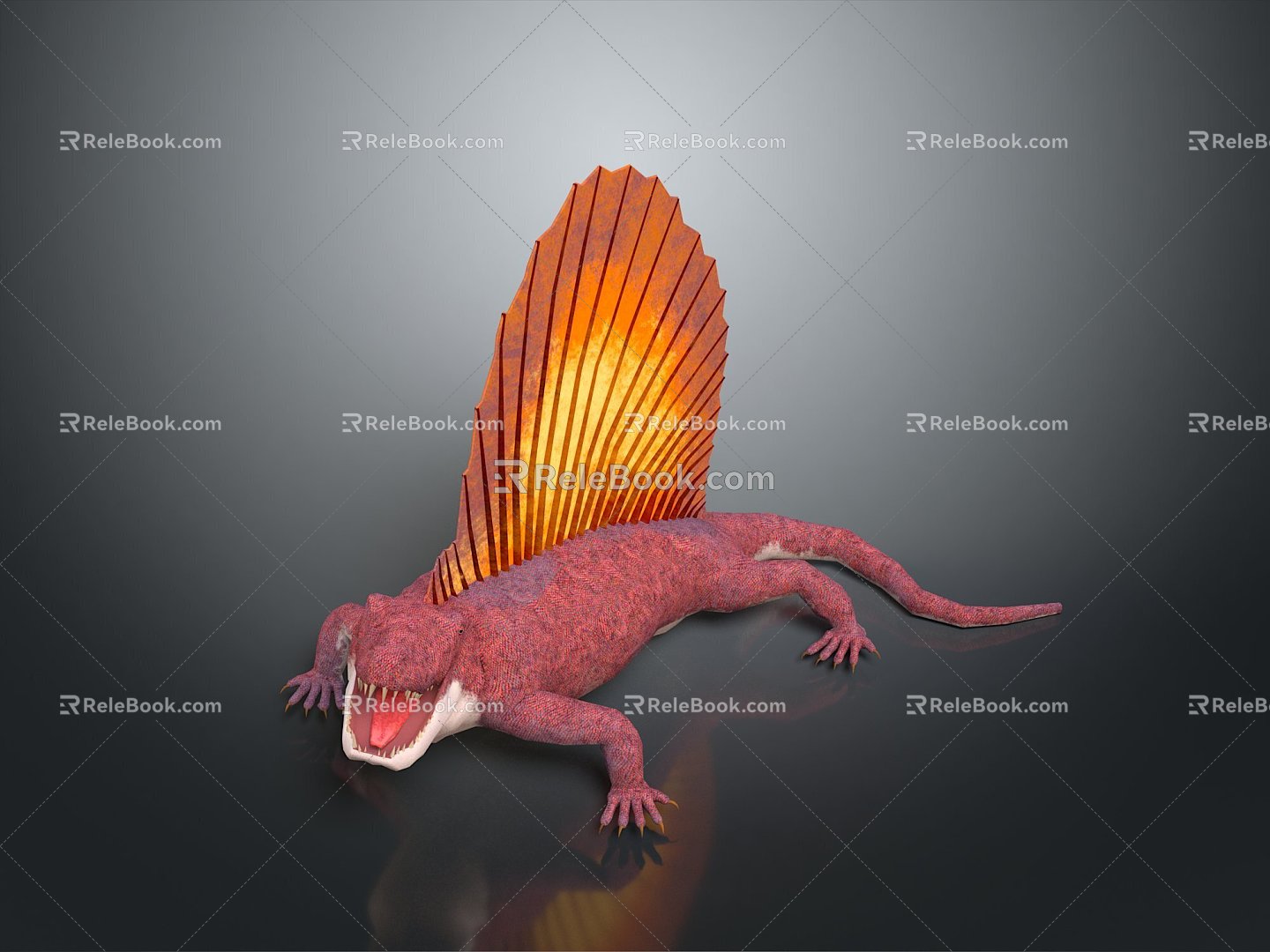 Lizard Anime Lizard Cartoon Lizard Reptile Cold Blooded Animal Reptile Reptile 3d model