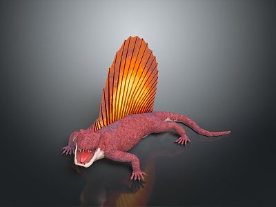 Lizard Anime Lizard Cartoon Lizard Reptile Cold Blooded Animal Reptile 3d model