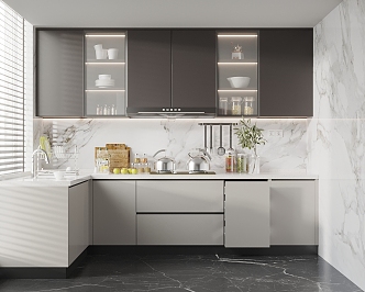 Modern Kitchen 3d model