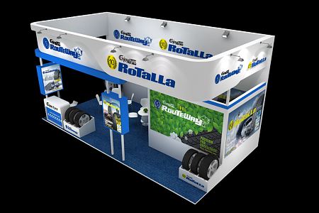 Modern Exhibition Booth Exhibition Exposition 3d model