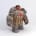 Innovative Tech Exhibition Hall Showcasing Futuristic Armor Models And Digital Displays