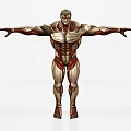 Game Characters Cartoon Characters Cartoon Characters Attack Giant Armor Giant Floor Doll Ornaments 3d model