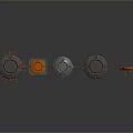 Sci-fi Items Sci-fi Components High-tech Components Sci-fi Equipment Sci-fi Scene Sci-fi Environment Game Scene 3d model