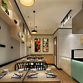 Uogashiten Japanese Restaurant Interior With Open Kitchen Fresh Seafood Display And Seating Area