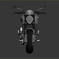 Stylish Silver Motorcycle With Red Wheels Black Seat And Sporty Design