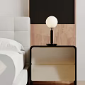 Table lamp table lamp side 3d model