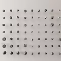 Assorted Hardware Tools Including Bolts Nuts Screws And Washers Neatly Arranged On White Background