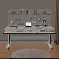 Functional Children's Desk With Storage Drawers Organizer Shelf And Stationery Holders For Study Play