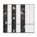 Modern Bookcase Simple Bookcase 3d model