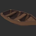 Wooden Sailboat Model With Simple Interior Structure And Seats Design