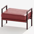 Modern Shoe Changing Stool Low Stool 3d model