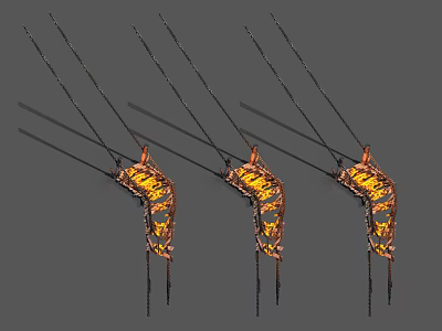 modern bridge broken bridge 3d model modern bridge broken bridge 3d model