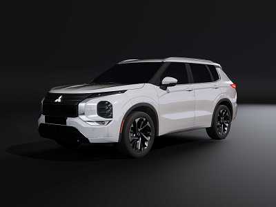 Mitsubishi Outlander Motors 3d model