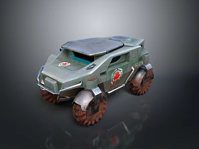 All Terrain Vehicle Toy Car Four-wheeler Beach Car Four-wheel Motorcycle Mountain Bike Off-road Mountain Bike 3d model