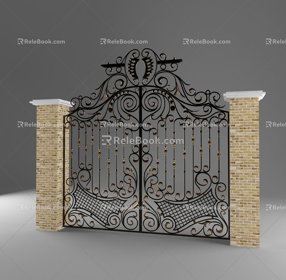 Doors Doors Doors Arches District Doors Iron Doors Metal 3d model