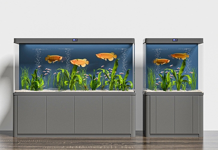 Fish tank 3d model