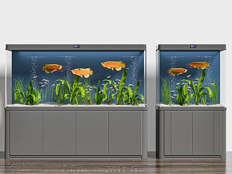 Fish tank 3d model