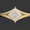 Polished Gold Ring Featuring Square Gemstone For Daily Accessories