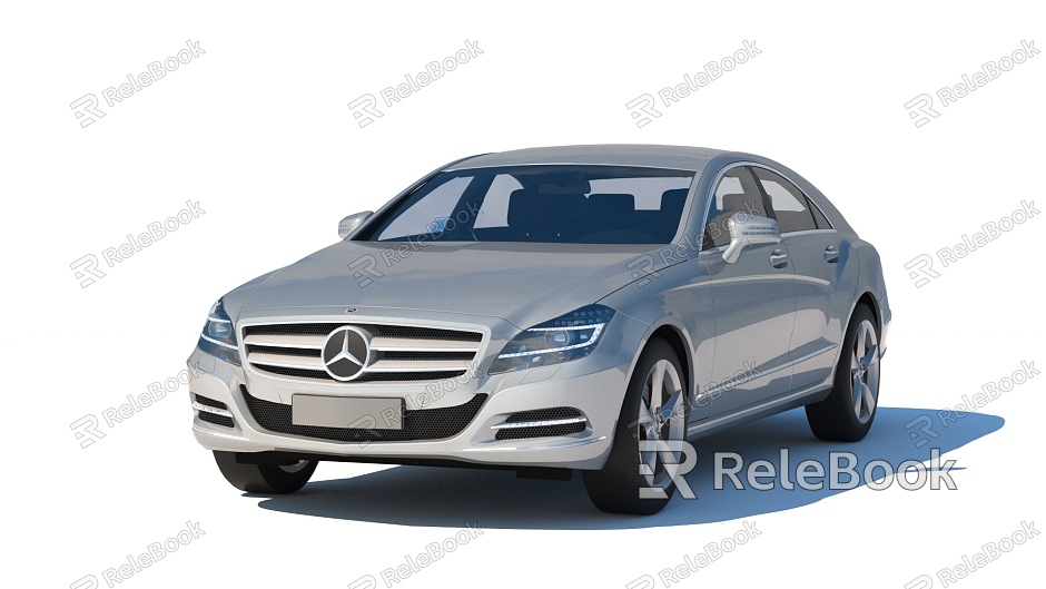 Mercedes-Benz CLS 2012 MercedesBenz has few simple mold surfaces model