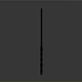 Modern Black Weapon With Sleek Long Blade And Handle Design