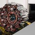 modern engine aero engine aero engine 3d model