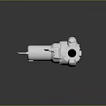 Stainless Steel Industrial Pump With Top Inlet Side Connection And Support Base