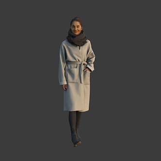 fashion woman 3d model