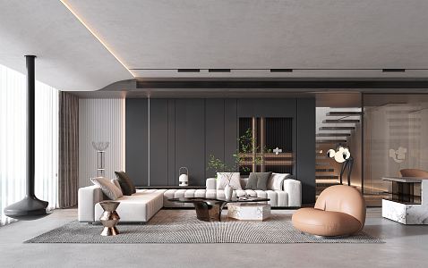 The Silent Living Room 3d model