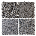 cobblestone gravel gravel small stone 3d model