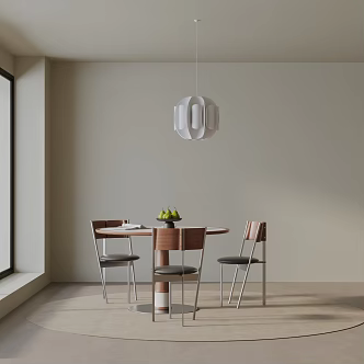 Modern table combination 3d model