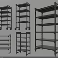 Sturdy Metal Shelving Units With Multiple Tiers Mobile And Fixed Designs For Storage
