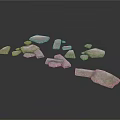 Natural Stone And Wood Materials For Construction And Decoration Projects