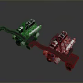 Heavy Duty Vehicle Tires On Mechanical Chassis With Suspension Components