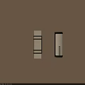 Modern Beige Wall Sconces With Black Metal Frames And Horizontal Vertical Bars