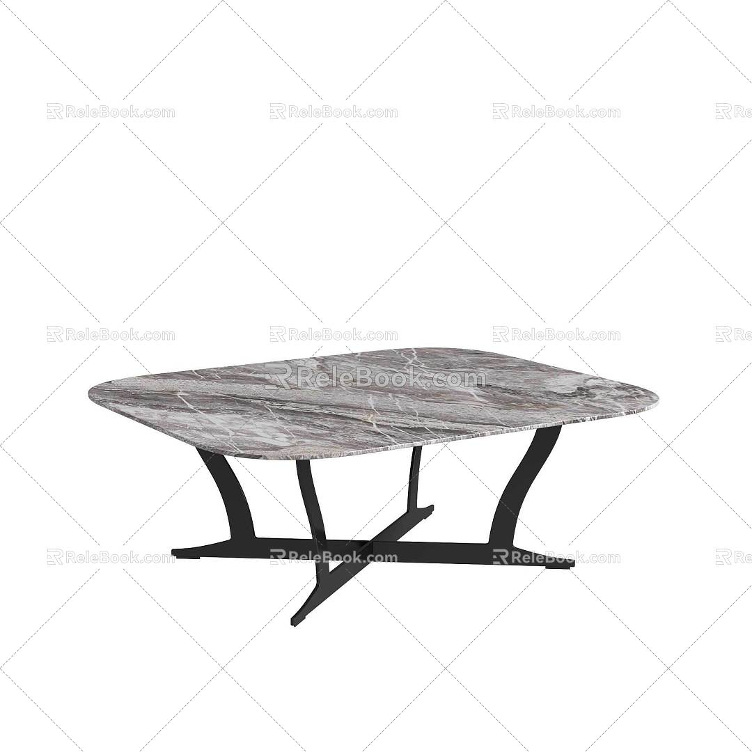 Alberta Alberta coffee table side table 3d model