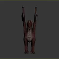 Game Movie Character Red Dragon With Large Wings And Detailed 3D Design